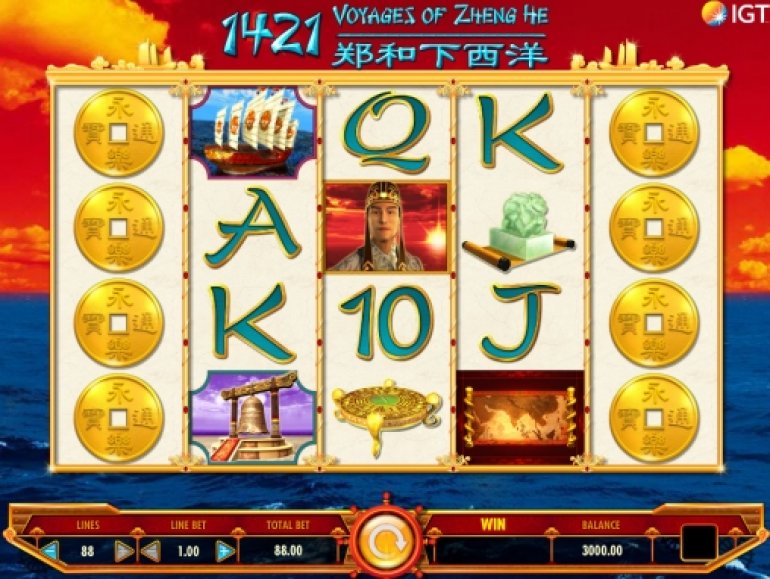 1421 Viajes de Zhang He slot